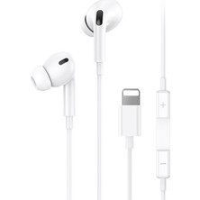 Usams Apple iPhone 11-XS XR 7-8 Kulaklık Lightning Mikrofonlu Kulaklık US-SJ453