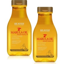 Beaver Marula Saç Bakım Seti  Şampuan ve Krem