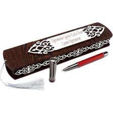 Kalemhane Kişiye Özel Ahşap Kutulu Roller Kalem