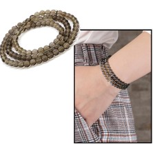 Gül Endam Hem Bileklik - Hem Kolye - Hem Tesbih 99LU Dumanlı Kuvars Doğaltaş Takı