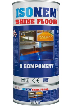 İsonem Shine Floor 4,5 kg Beyaz Fayans Boyası A-B Bileşen