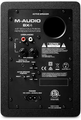 M-Audio Bx4 Monitör Sistemi (Çift)