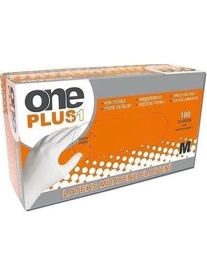 One Plus Lateks Eldiven Pudrasız M