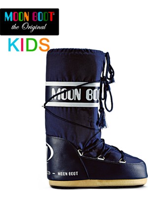Moon Boot Lacivert Erkek Çocuk Kar Botu 14004400-002 Nylon Navy (27-34)