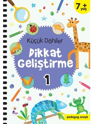 Küçük Dahiler Dikkat Geliştirme 1 – 7+ Yaş (Pedagog Onaylı) - Gülizar Çilliyüz Çetinkaya - Ayça G. Derin