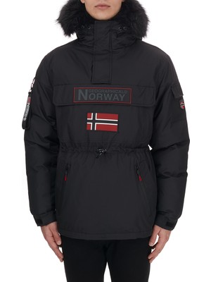 Norway Geographical Kapüşonlu Soğuğa Dayanıklı Outdoor Parka Erkek Parka Bruno N