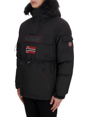 Norway Geographical Kapüşonlu Soğuğa Dayanıklı Outdoor Parka Erkek Parka Bruno N