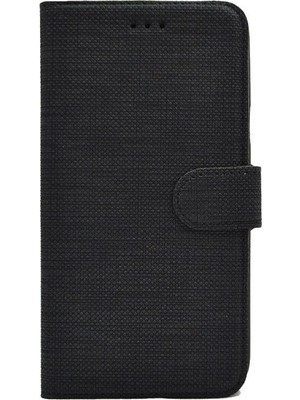 Kvy Huawei P Smart 2019 Spor Kumaş Cüzdan Kılıf
