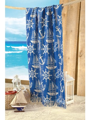 Maxstyle Anchor Kadife Plaj Havlusu 70X160 cm