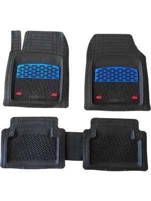 Safir Ford Puma Uyumlu Universal Derin Havuzlu Paspas Krom Mavi