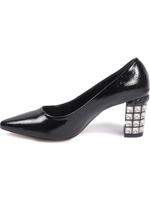 Pierre Cardin Pc- Siyah Kadın Topuklu Ayakkabı