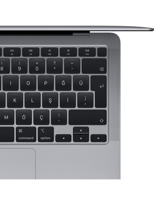 Apple MacBook Air M1 Çip 8GB 256GB SSD macOS 13" QHD Taşınabilir Bilgisayar Uzay Grisi MGN63TU/A