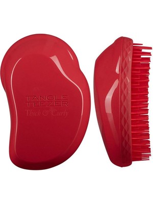 Tangle Teezer Salsa Red Saç Açıcı Tarak Çift Taraflı Kıvırcık Saçlar İçin Kullanım 1 Adet