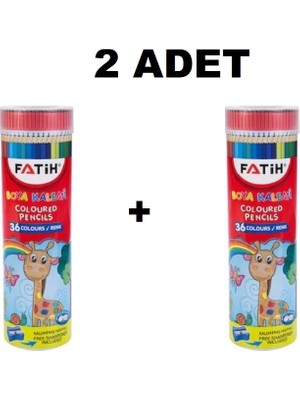 Fatih Metal Tüpte 36 Renk Kuruboya 2'li