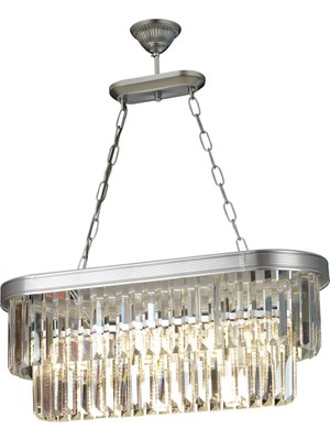 AVONNI AV-65224-YM-K Krom Kaplama Modern Avize E14 Metal Kristal 65x26cm