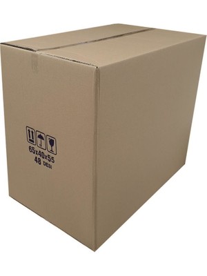 Çelikpençe 48 Desi Çift Oluklu Karton Koli 65X40X55 cm 10 Adet