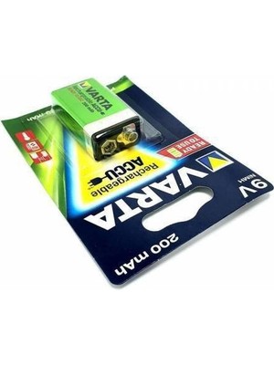 Varta 9 Volt 200MAH Şarj Edilebilir 9 Volt Kare Pil