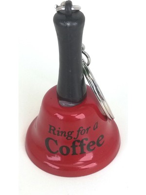 Genç Ring For A Coffee Çan Anahtarlık Kırmızı