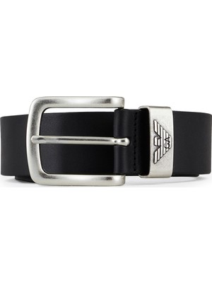 Emporio Armani Hakiki Deri Kemer Erkek Kemer Y4S201 YDD6G 80001 Siyah 90 cm
