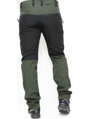 Mudwıll Polarsız Softshell Siyah Yeşil Pant 250101