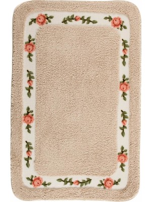 Giz Home Gül Banyo Paspası 80X150 Linen
