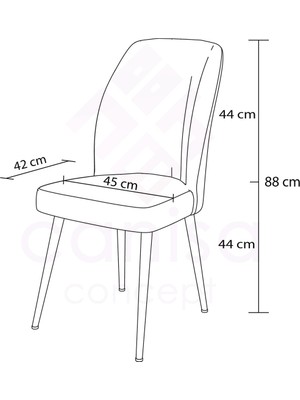 Canisa Concept Platinum Serisi Geniş Oturum Alanlı 1.sınıf Sandalye Ayaklar Siyah