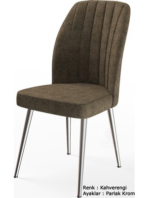 Canisa Concept Platinum Serisi Geniş Oturum Alanlı 1.sınıf Sandalye Ayaklar Krom