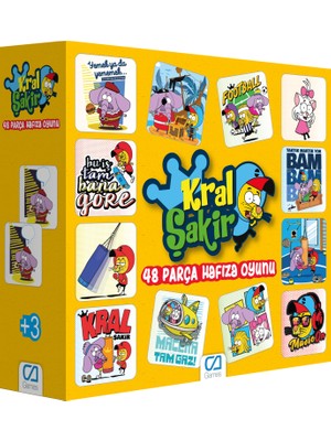 Ca Games CA.5112 Kral Şakir Memory - Eşleştirme Kartları