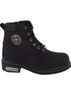 Harley Davidson Jim Siyah Nubuk  025M100128SN