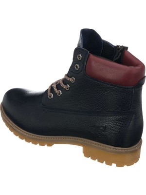 Costo Shoes TLAND0802 Lacivert Deritimber Land Style Kışlık Büyük Numara Erkek Bot Sıcak Astar Rahat Geniş Kalıp 48