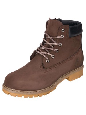 Costo Shoes TLAND0802 Kahve Nubuk Timber Land Style Kışlık Büyük Numara Erkek Bot Sıcak Astar Rahat Geniş Kalıp 45