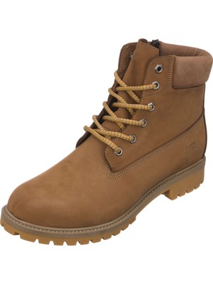 Costo Shoes TLAND0802 Kum Nubuk Timber Land Style Kışlık Büyük Numara Erkek Bot Sıcak Astar Rahat Geniş Kalıp 45