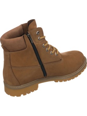 Costo Shoes TLAND0802 Kum Nubuk Timber Land Style Kışlık Büyük Numara Erkek Bot Sıcak Astar Rahat Geniş Kalıp 45