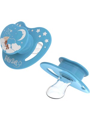 BabySoft Damak Uçlu Mavi Uyku Emziği 6 - 18 Ay