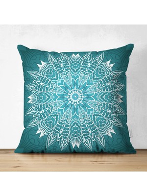 Weave Mandala Desenli Çift Taraflı Dekoratif Süet Kırlent Kılıfı
