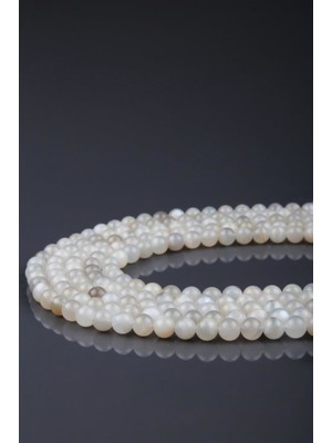 Alibaba Doğaltaş Ay Taşı Doğal Taş Dizi 8 mm Küre Kesim