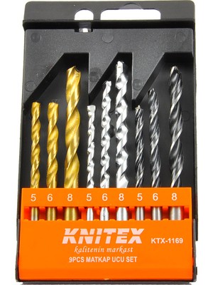 Knitex - 9 Parça Matkap Ucu Seti