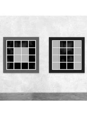 Eshel Maket Modern Set A Pencere 1-100 Ölçek 4'lü