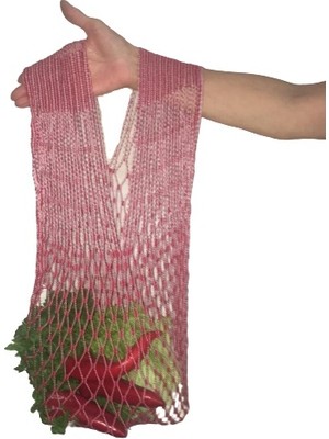 Mnsr Pazar - Alışveriş Filesi - Çantası - Pembe 10 'li
