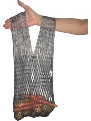 Mnsr Pazar - Alışveriş Filesi - Çantası - Siyah 5 'li