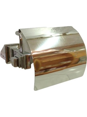 Azm Hırdavat System Kubıc Cr Kapaklı Tuvalet Kağıtlığı Ba 10005 001010