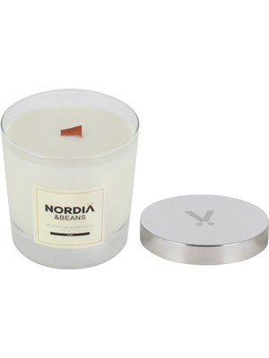 Nordia Ahşap Fitilli Mum- Oud