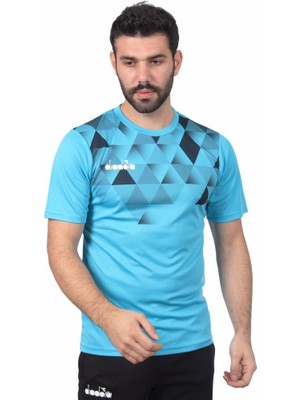 Diadora Alone Antrenman T-Shirt Turkuaz