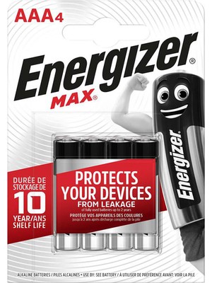 Energizer Enr Max Alk Aaa Bp4 4 Lü