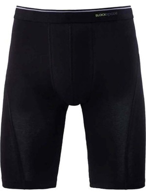Tender Cotton Büyük Beden Uzun Paça Siyah Boxer 9230