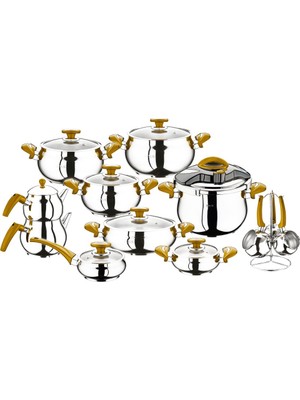 Oms CODE-1028 Gold 22 Parça Çeyiz Seti