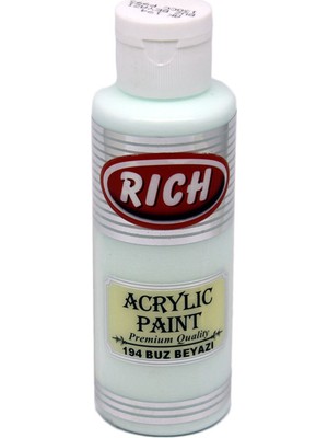 Rich Akrilik Boya 120 cc Buz Beyazı 194