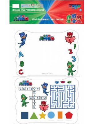 Trio Lisanslı Pj Mask Eğlenceli Yazı Tahtası