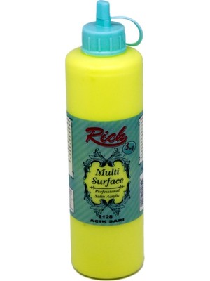 Rich Multi Surface 500 cc Açık Sarı 2128 Akrilik Boya