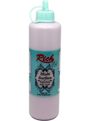 Rich Multi Surface 500 cc Gri Pembe 2272 Akrilik Boya